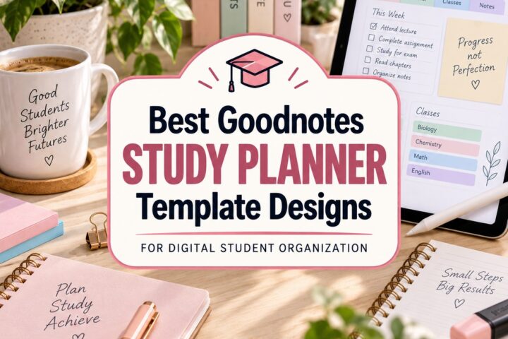 10 Best Goodnotes Study Planner Template Designs for Digital Student Organization