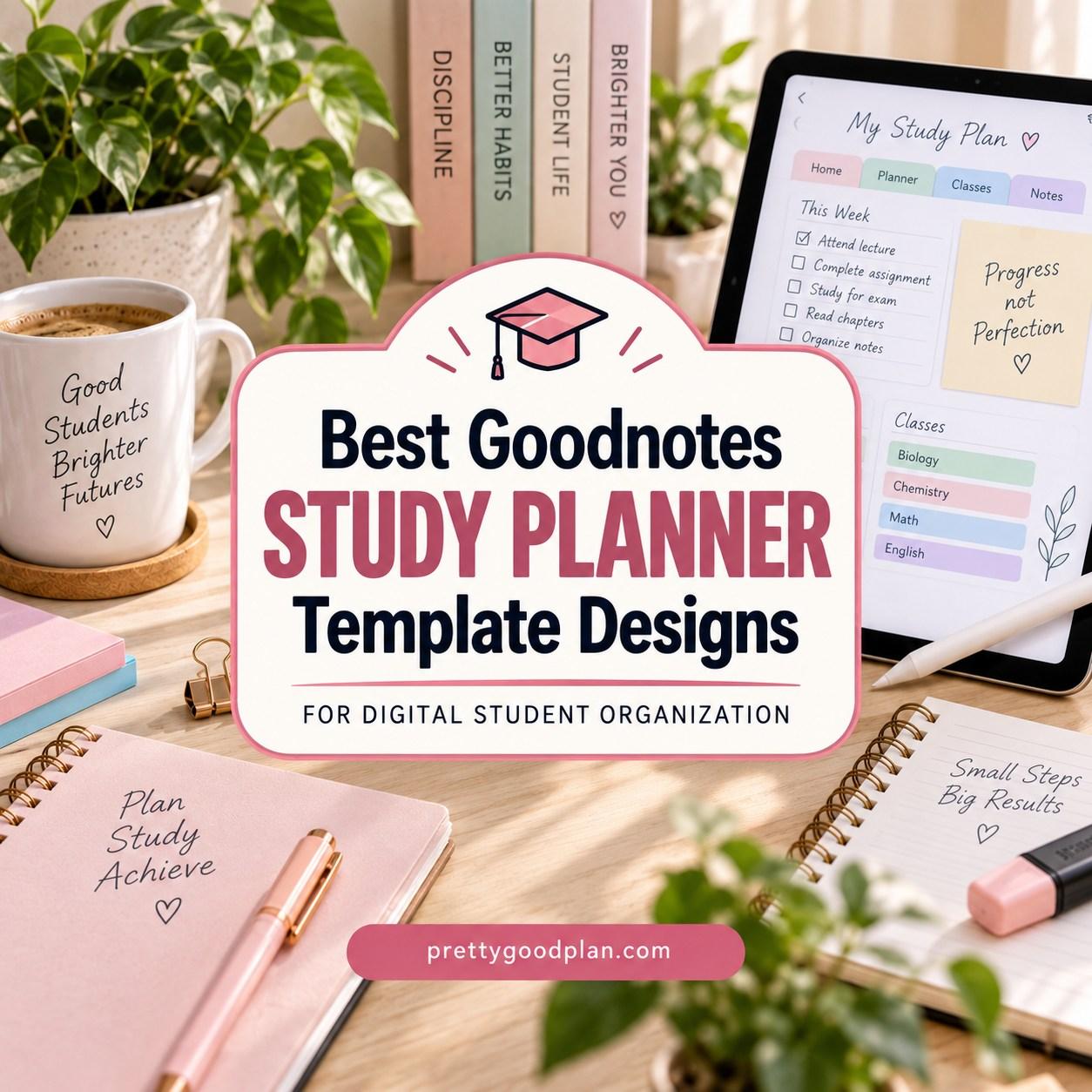 10 Best Goodnotes Study Planner Template Designs for Digital Student Organization