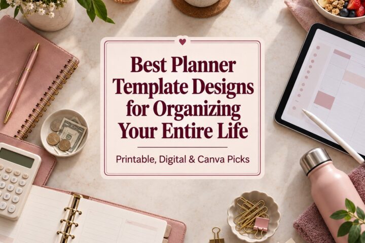 10 Best Planner Template Designs for Organizing Your Entire Life