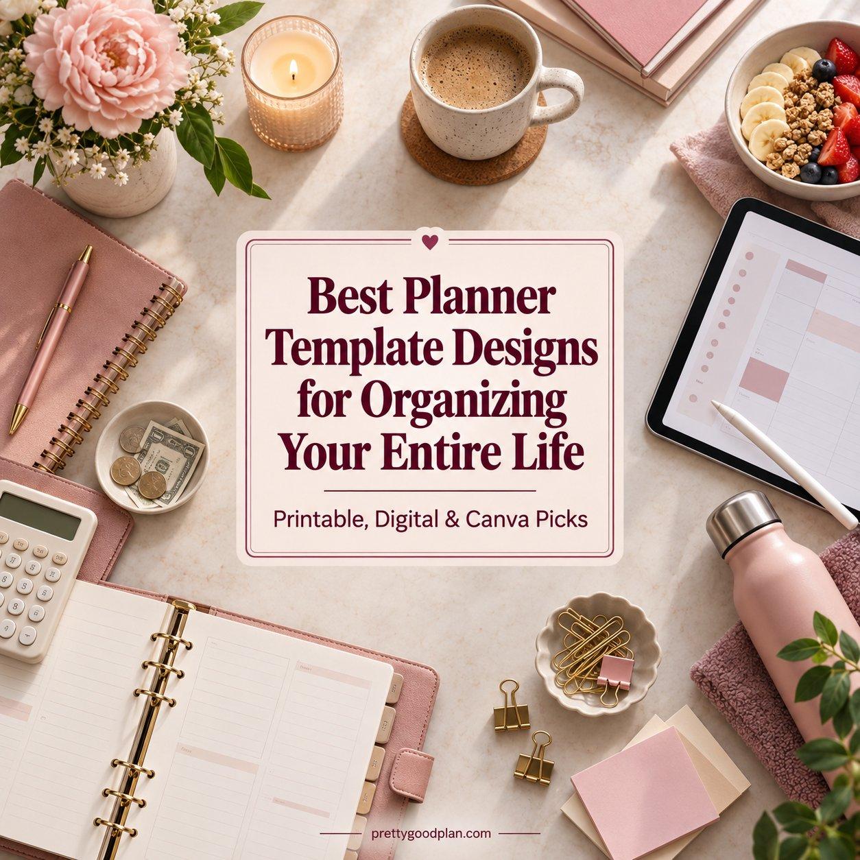 10 Best Planner Template Designs for Organizing Your Entire Life