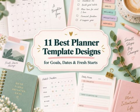 11 Best Planner Template Designs for Goals, Dates and Fresh Starts