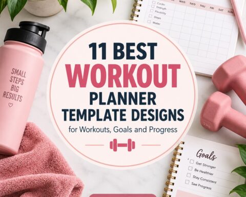 11 Best Workout Planner Template Designs for Workouts, Goals and Progress