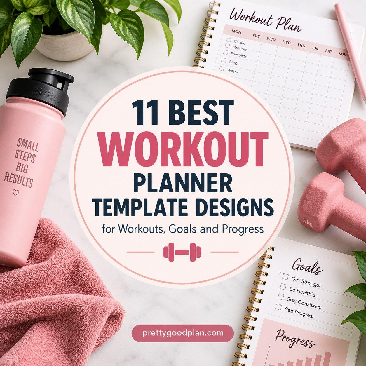 11 Best Workout Planner Template Designs for Workouts, Goals and Progress