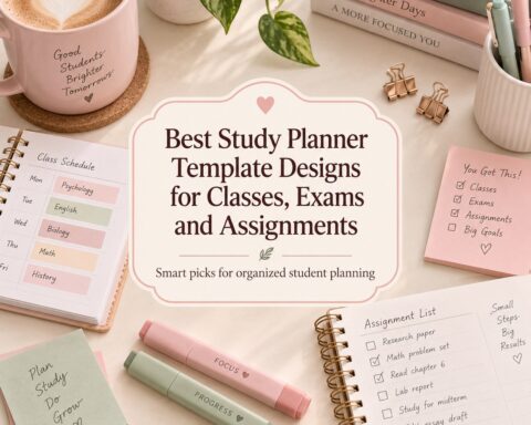 12 Best Study Planner Template Designs for Classes, Exams and Assignments