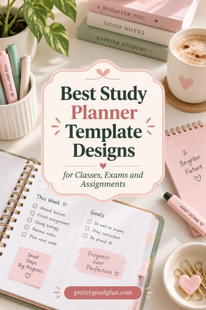 12 Best Study Planner Template Designs for Classes, Exams and Assignments