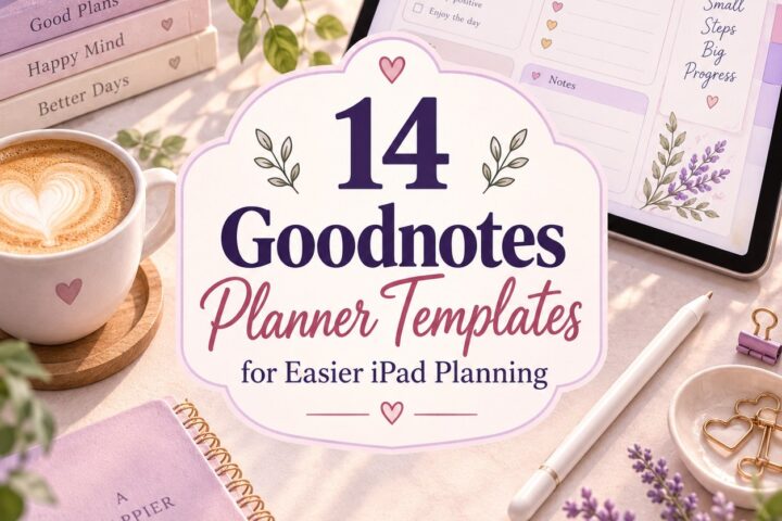 14 Best Goodnotes Planner Template Designs for iPad Planning in Goodnotes