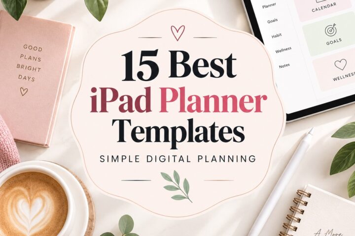15 Best Ipad Planner Template Designs for Simple Tablet Planning