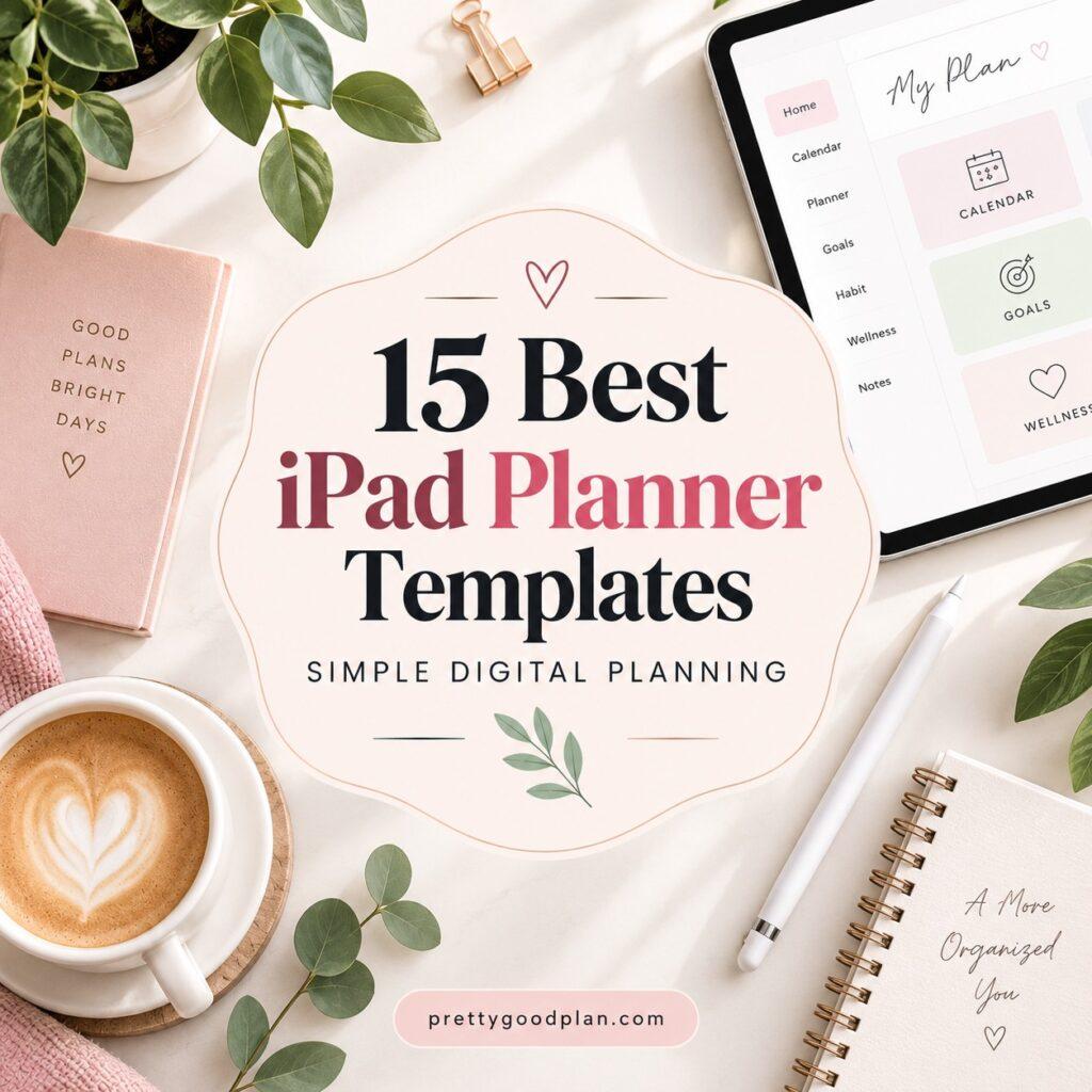 15 Best Ipad Planner Template Designs for Simple Tablet Planning