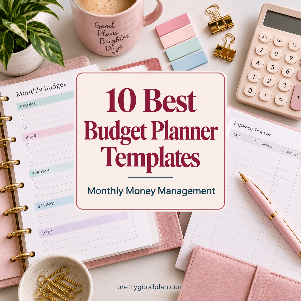 Best Budget Planner Template Designs for Monthly Money Management.