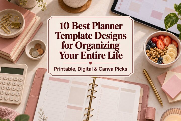10 Best Planner Templates Designs for Organizing Your Entire Life