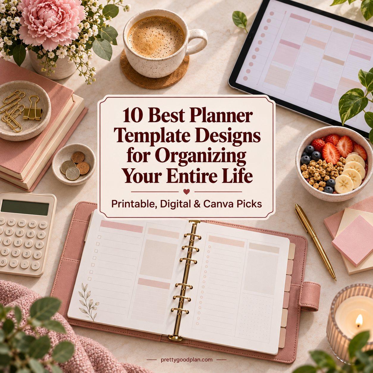10 Best Planner Templates Designs for Organizing Your Entire Life