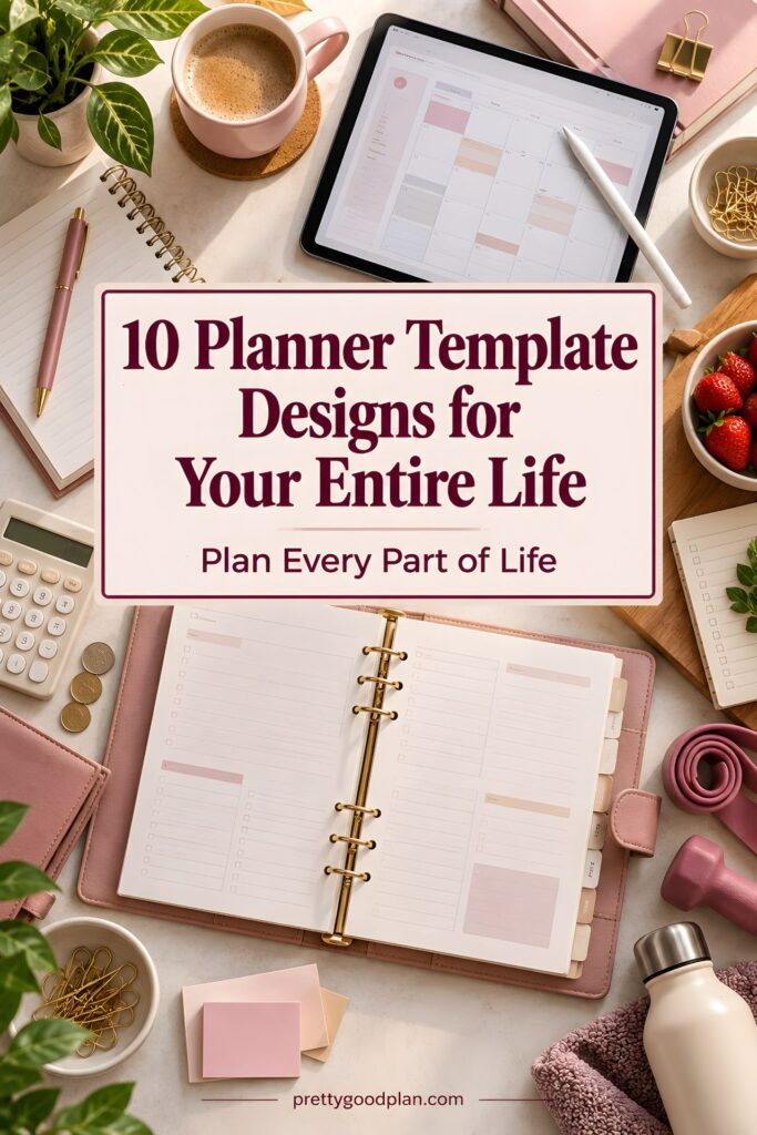 10 Best Planner Template Designs for Organizing Your Entire Life